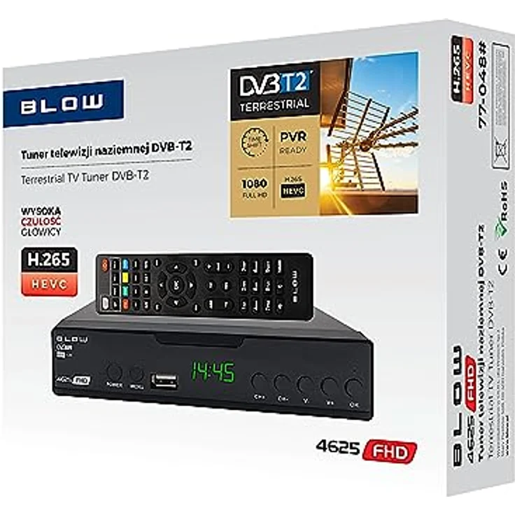Blow DEKODER DVB-T2 HEVC Tuner HD, USB HDMI, langlebig und robust – Bild 4