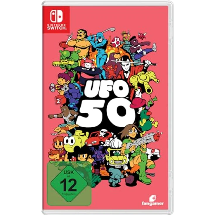 Fangamer UFO 50 - Switch, Sammlung von 50 Spielen mit exklusiven Extras und Original-Soundtrack – Bild 1