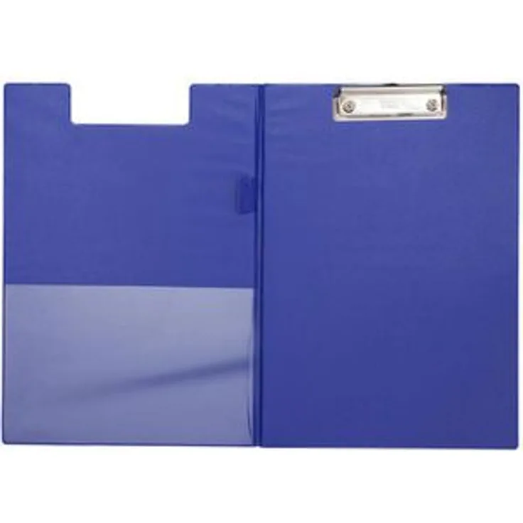Maul Klemmbrettmappe 2339237, A4, Kunststoffbezug, mit Stiftehalter, blau