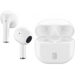 Cellularline Wireless Tiny weiß True Wireless In-Ear Headset für Bluetooth, mit Ladecase und Touch Control