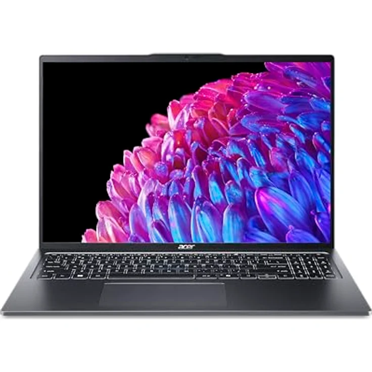 Acer Swift Go 16 OLED, SFG16-72, 16 Zoll WQXGA+ Ultrabook mit Intel Core Ultra 7, 16 GB RAM, 512 GB SSD, Intel Graphics, grau – Bild 1