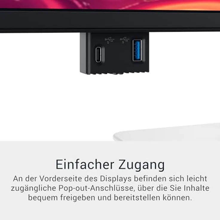 Dell 27 Plus Monitor S2725QS 27 Zoll 4K UHD (3840x2160), 120Hz, IPS, 4ms, AMD FreeSync Premium, 99% sRGB, Lautsprecher, 2 HDMI, DP, Höhenverstellbar, 3 Jahre Garantie - Aschweiß – Bild 12