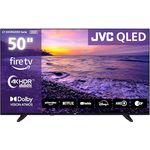 JVC LT-50VRQ3555, 50 Zoll 4K QLED Smart TV mit Dolby Vision HDR, Dolby Atmos, Alexa Sprachsteuerung und Triple Tuner