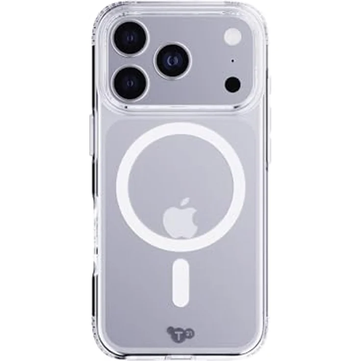 tech21 EvoLite mit MagSafe für Apple iPhone 17 Pro, klare Handyhülle mit 3 m Aufprallschutz und stoßdämpfenden Rippen – Bild 1