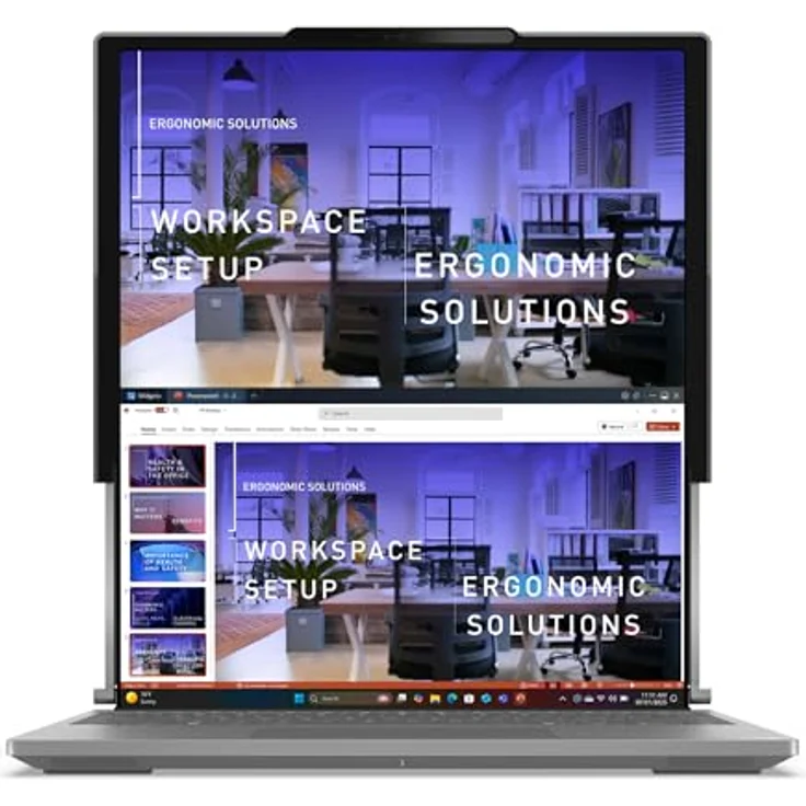 Lenovo ThinkBook Plus G6 Rollable, 14" Notebook mit Intel Core Ultra 7 258V, 32 GB RAM, 1 TB SSD, 2K-Display, Grau – Bild 4