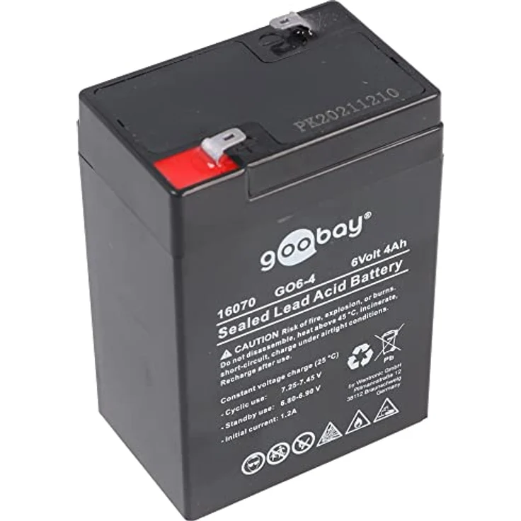 Goobay - GO6-4 - 6 Volt 4000mAh Pb – Bild 2