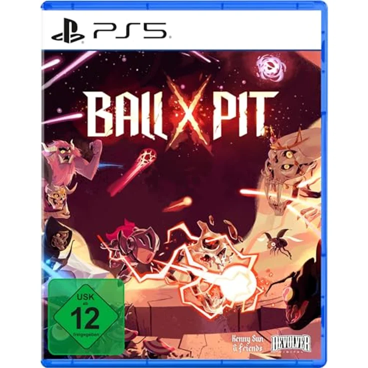 DEVOLVER DIGITAL BALL x PIT, PS5-Spiel mit Fantasy-Rogue-lite-Gameplay, inkl. Sammelkarten und Poster – Bild 1