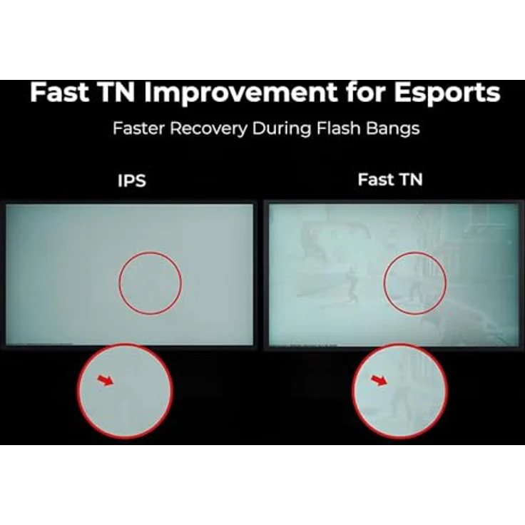 BenQ Zowie XL2540X+, 24,1 Zoll 280 Hz Gaming-Monitor für Esports, 1080p, Fast TN Panel, Höhenverstellung, S-Switch, Schutzhaube – Bild 5