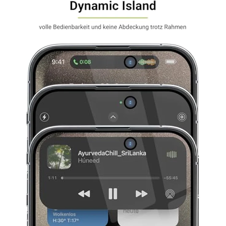 Artwizz PrivacyGlass Schutzglas kompatibel mit iPhone 15 Pro Max - Displayschutz mit Anti-Spy/Blickschutz-Funktion – Bild 5