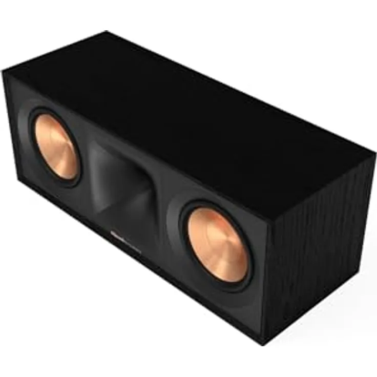 Klipsch R-50C Center-Lautsprecher mit Tractrix Lautsprecherdesign und LTS Hochtöner, schwarz
