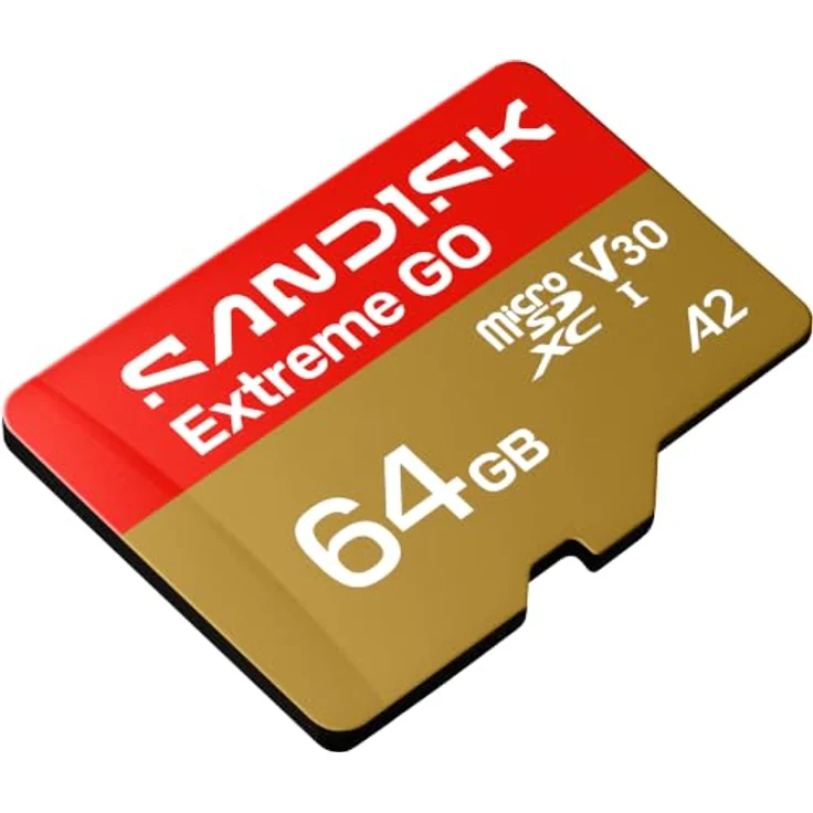 SanDisk Extreme Go, microSDHC UHS-I Karte mit 64 GB, A2, Video Class V30, UHS-I U1 – Bild 2