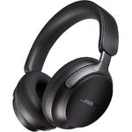 Bose QuietComfort Ultra Kabellose Kopfhörer mit Noise-Cancelling für räumlichen Klang, Over-Ear-Kopfhörer mit Mikrofon, Bis zu 24 Stunden Akkulaufzeit, Kopfhörer mit Raumklang, Schwarz