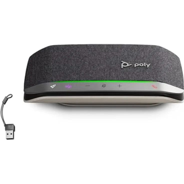 Poly Sync 20-M, Tragbarer USB-/Bluetooth-Smartkonferenzlautsprecher mit 20 Stunden Akkulaufzeit und Echoreduzierung – Bild 2