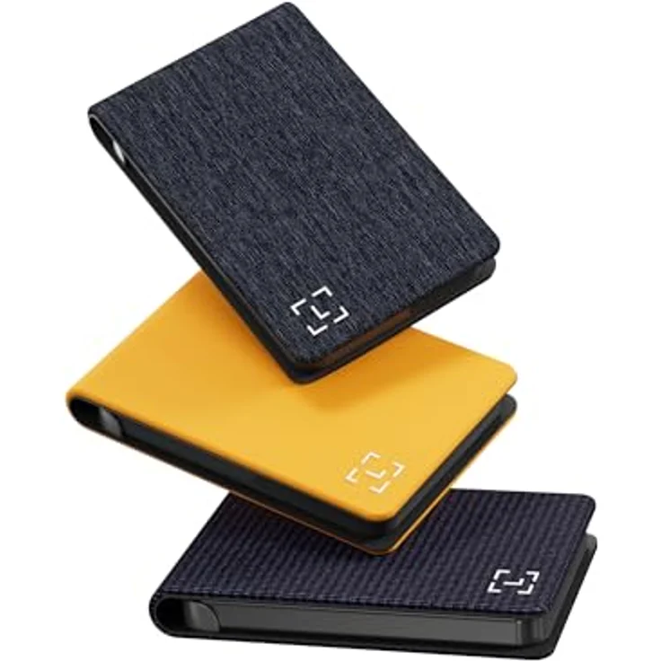 Ledger Nano Gen 5 Magnet Folio, Schutzhülle aus strapazierfähigem Nylon mit Mikrofaserauskleidung, business charcoal – Bild 6