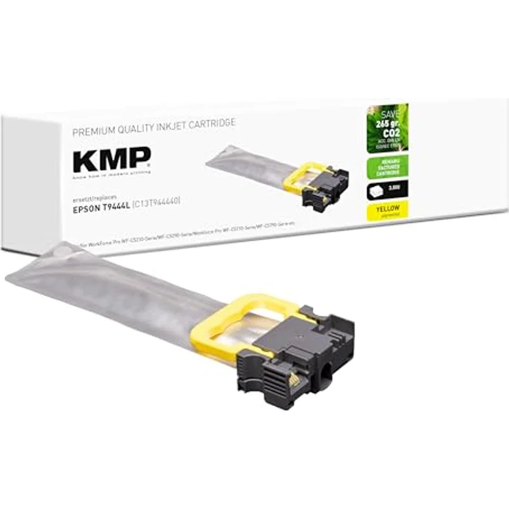 KMP Tinte ers. Epson T9444L Y, gelbe Tintenpatrone für Drucker – Bild 2