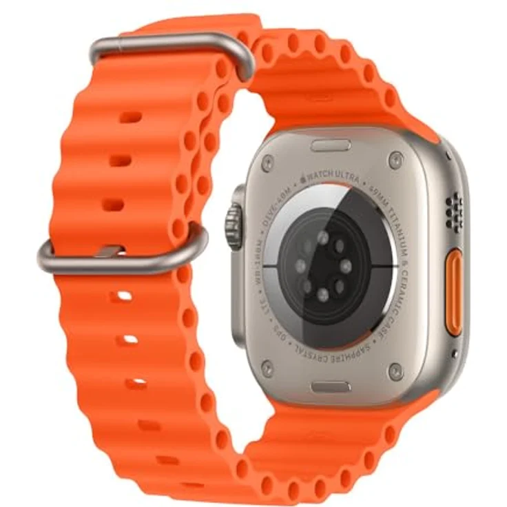 Apple Watch Band - Ocean Band Extension - 49 mm - Orange - One Size – Bild 4