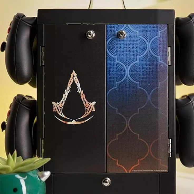 Numskull Assassin's Creed - Mirage Gaming Locker für bis zu 10 Spiele, schwarz – Bild 7