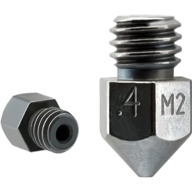 Micro-Swiss MK8 Hotend .4mm M2500-04, Hochtemperatur-Düse aus M2-Schnellarbeitsstahl mit WS2-Beschichtung – Bild 3