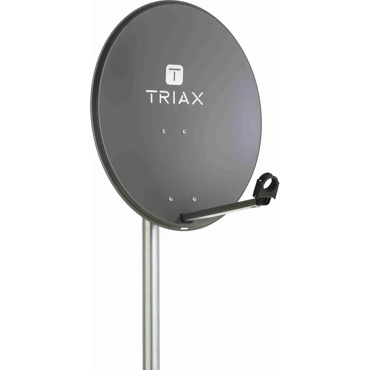 TRIAX TD Offset Antenne, Stahl, 65 x 58 cm, anthrazit, wetterfest und korrosionsgeschützt