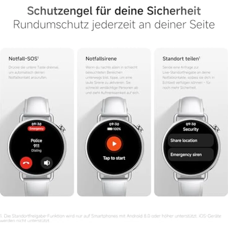 Xiaomi Watch S4, Uhrenarmband mit Milanese Strap in Sunset Gold, 41 mm – Bild 6