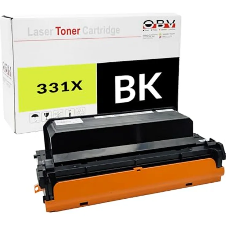 OBV Kompatible Tonerkartusche für HP 331X (W1331X), Schwarz, für Laser 408dn MFP 432 fdn, 15.000 Seiten, ISO 9001 & ISO 14001 zertifiziert
