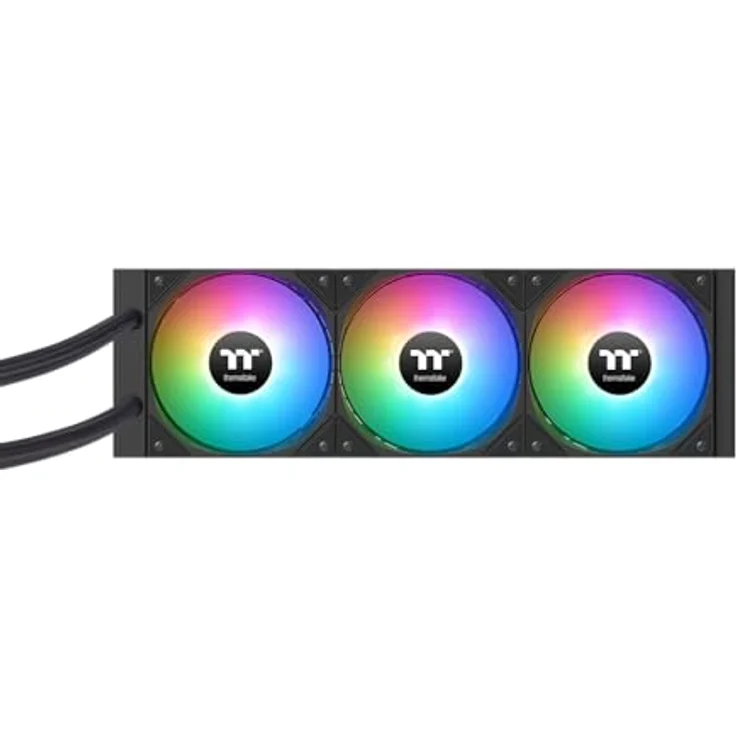 Thermaltake LA360 ARGB, All-In-One Liquid Cooler mit 120-mm-PWM-Lüftern und RGB-Beleuchtung, schwarz – Bild 2