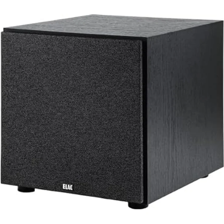 ELAC Debut 3.0 DS103 Subwoofer, 10'' Powered Subwoofer mit 100 W Verstärkerleistung und 29 Hz unterer Grenzfrequenz, edles schwarzes Design – Bild 5