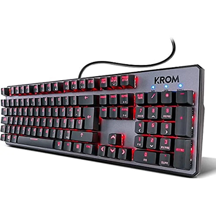 KROM Kernel USB Schwarz - Tastaturen (Standard, Verkabelt, USB, Mechanischer Switch, RGB-LED, Schwarz) – Bild 2