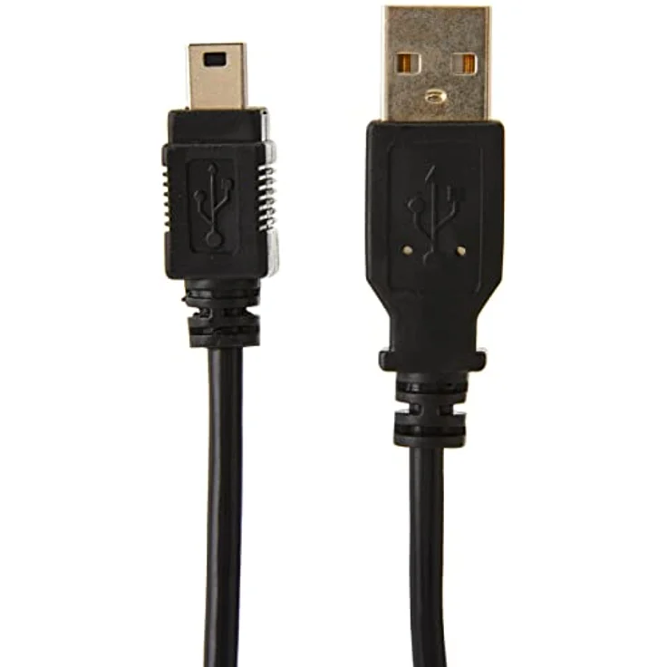 PremiumCord USB 2.0 A-B Mini-Kabel, 5-polig, Schwarz, 2 m – Bild 3