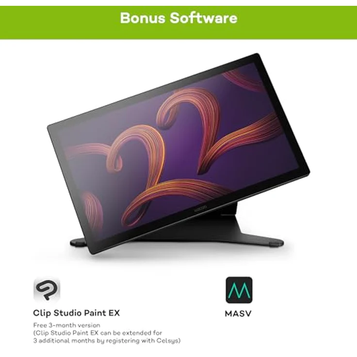 Wacom CINTIQ PRO 22, 4K-Stift-Display mit 120 Hz, Schwarz – Bild 8