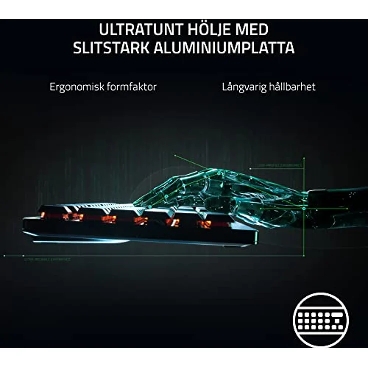 Razer Deathstalker V2 Pro - Nordic Layout, RZ03-04360600-R3N1 – Bild 5