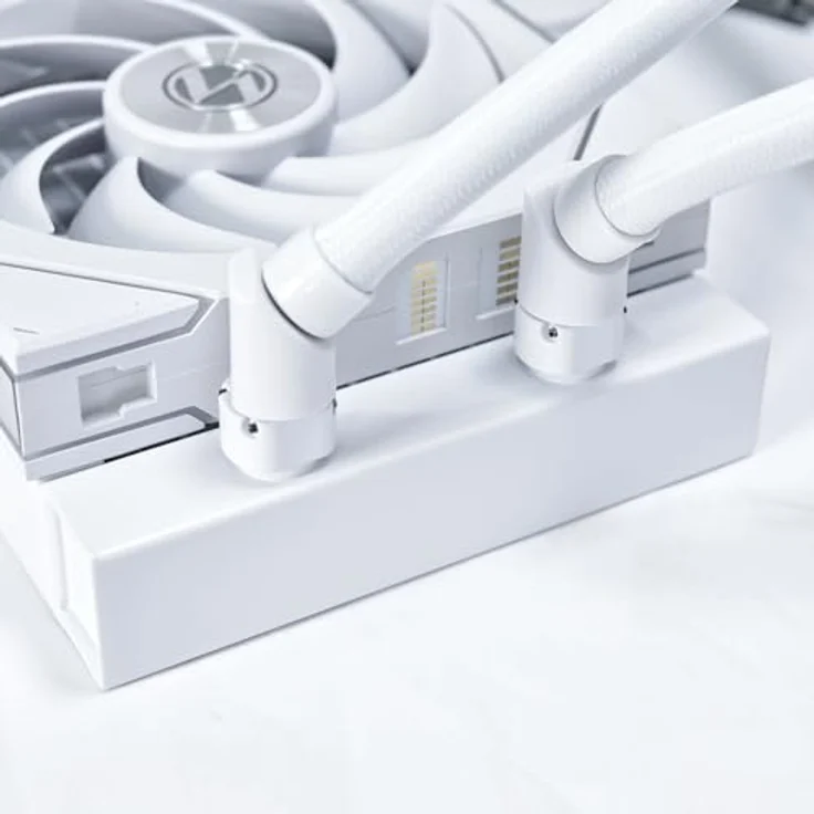 Lian Li Galahad II LCD 280 TL Wireless AiO Wasserkühlung, Weiß, 280 mm Radiator, LCD Display, TL Wireless ARGB Lüfter, flüsterleiser Betrieb – Bild 4