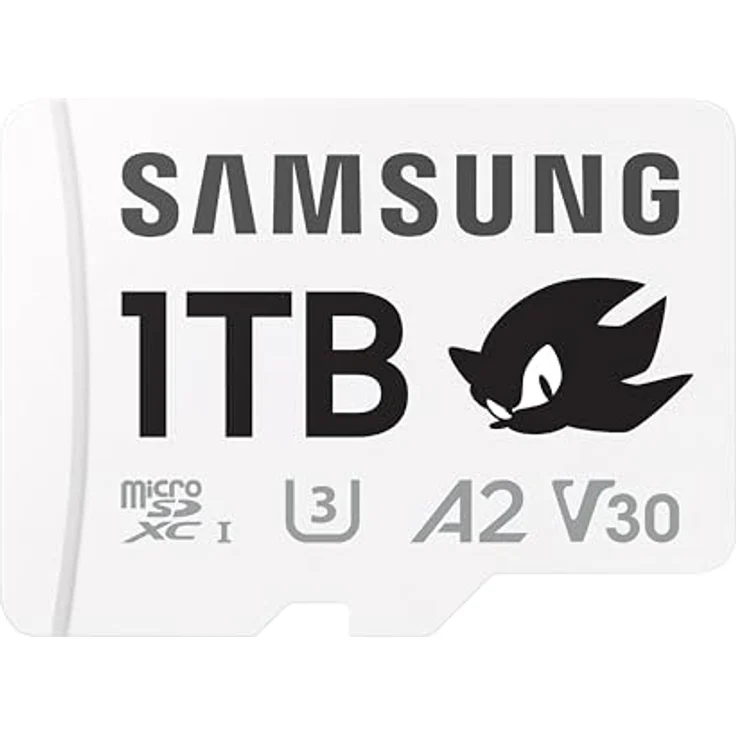 Samsung Sonic the Hedgehog(TM) microSD-Karte + SD-Adapter, 1TB, UHS-I U3, Full HD & 4K UHD, 180 MB/s Lesen, 130 MB/s Schreiben - Blau – Bild 1