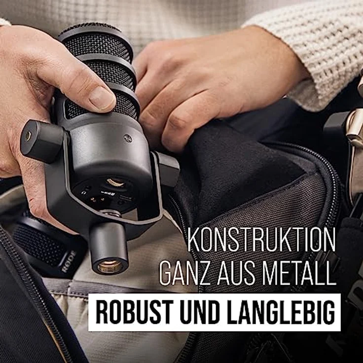 RØDE PodMic Vielseitiges dynamisches Rundfunk-USB-Mikrofon mit XLR- und USB-Anschluss für Podcasts, Streaming, Gaming, Musikproduktion und Inhaltserstellung – Bild 2