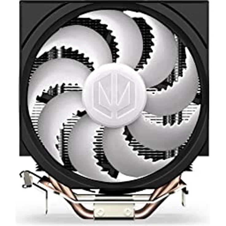 ENDORFY Spartan 5 ARGB, einfach zu montierende CPU-Luftkühlung, kompaktes Design, integrierter Fluctus ARGB-Lüfter | EY3A002, Schwarz – Bild 3