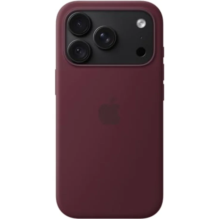 Apple Silicone Case für iPhone 18 Pro, Burgunder, MagSafe kompatibel, optimaler Kratz- und Fallschutz – Bild 4