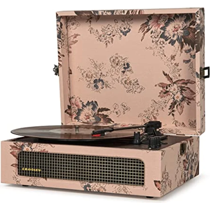 Crosley Plattenspieler mit Blumenmuster, CR8017B-FL4 – Bild 3