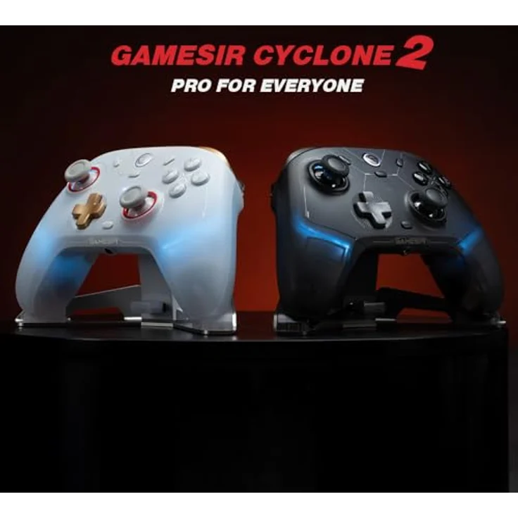 GameSir Cyclone 2 PC Controller Mag-Res TMR Sticks 1000Hz Report Rate Hall & Micro 2-in-1 Triggers RGB Beleuchtung mit Ladestation für PC/Switch/iOS/Android(Schwarz) – Bild 2
