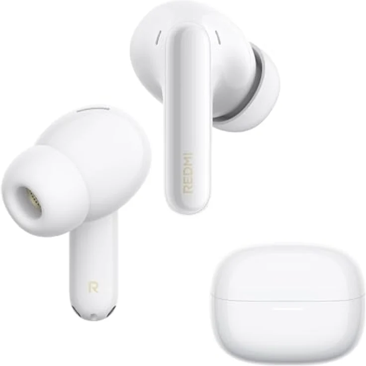 Xiaomi Redmi Buds 8 Pro, Kabellose Kopfhörer mit 55dB ANC, Hi-Res Audio Wireless, Bluetooth 5.4, Weiß – Bild 2