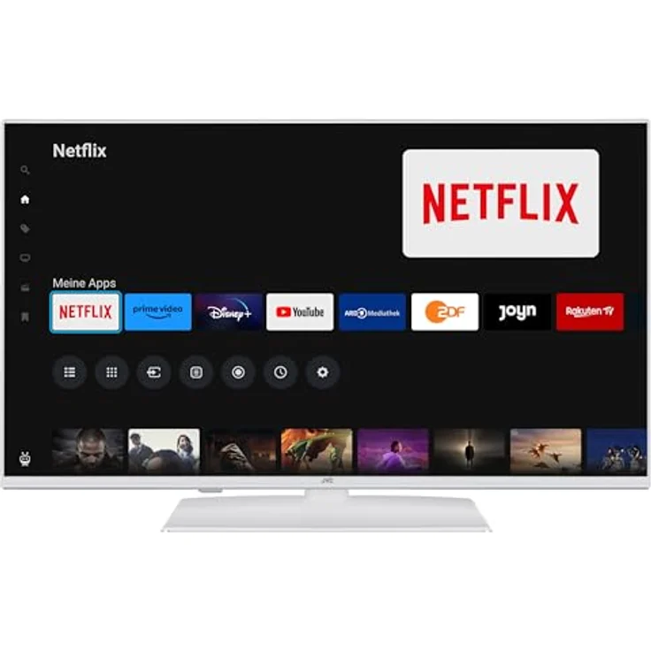 JVC Fernseher 40 Zoll Smart TV Powered by TiVo LT-40VF5355W - Full HD, HDR, Triple-Tuner, 6 Monate HD+, LED TV weiß – Bild 1