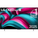 LG TV OLED evo OLED42C54LA, 42 Zoll 4K Smart TV mit Dolby Atmos, G-SYNC, FreeSync und Alpha 9 AI Prozessor in Dark Titan Silver