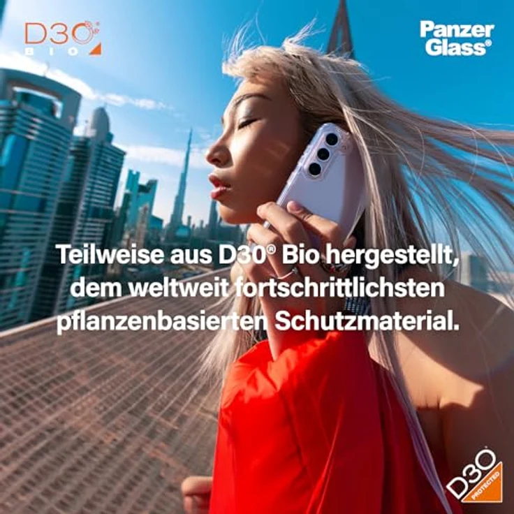 Panzer Glass Ultimative Schutzhülle für Samsung Galaxy A55 HardCase mit D3O - Langlebig und Nachhaltig, schwarz – Bild 4