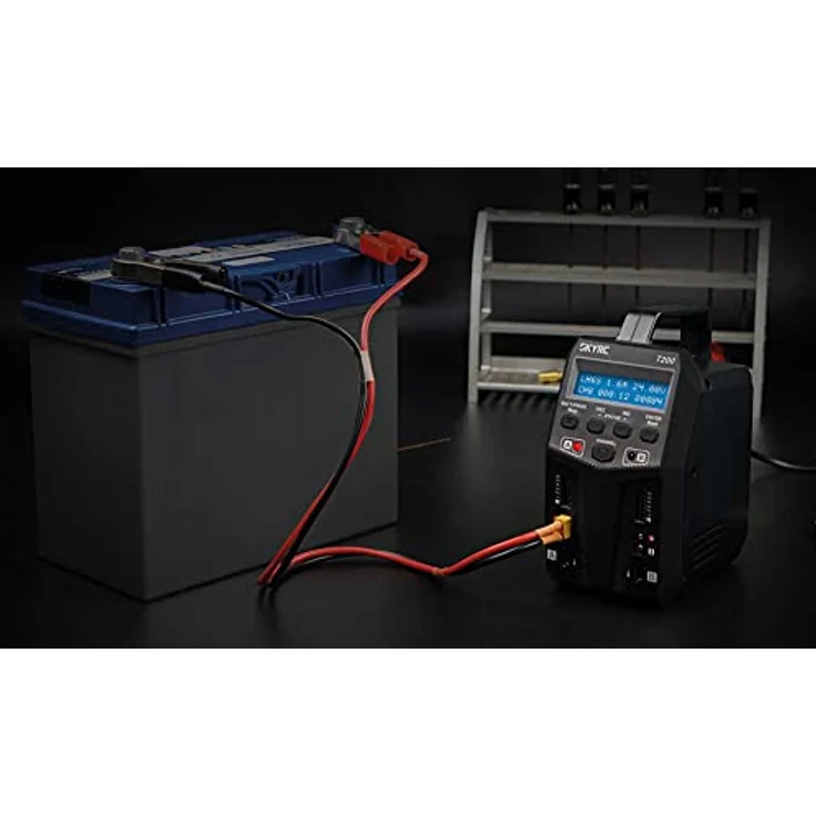 SKYRC Modellbau-Ladegerät 12.0 A Blei, LiFePO, LiHV, LiIon, LiPo, NiCd, NiMH Entladefunktion, Temperaturüberwachung, Grafische Anzeige, Timer-Abschaltung (SK100155) – Bild 5