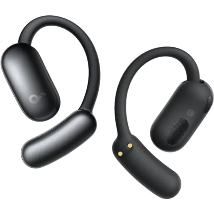 SOUNDCORE BY ANKER AeroFit 2 AI, On-ear Kopfhörer mit KI-Geräuschunterdrückung und 42 Stunden Akkulaufzeit, Bluetooth Schwarz