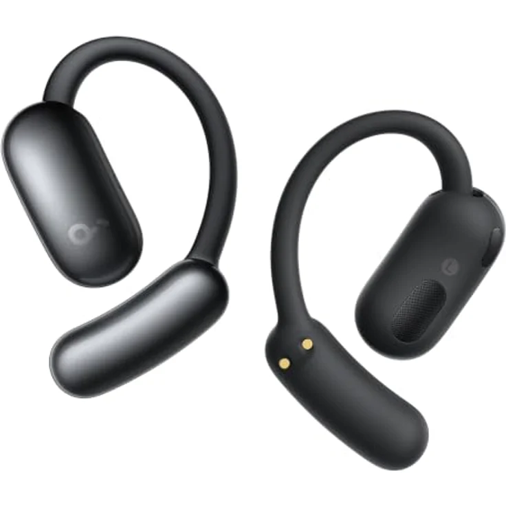 SOUNDCORE BY ANKER AeroFit 2 AI, On-ear Kopfhörer mit KI-Geräuschunterdrückung und 42 Stunden Akkulaufzeit, Bluetooth Schwarz – Bild 1