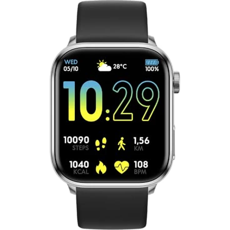 ICE Watch ICE smart 2.0 AMOLED Silver, Sportuhr + Smartwatch – Bild 1