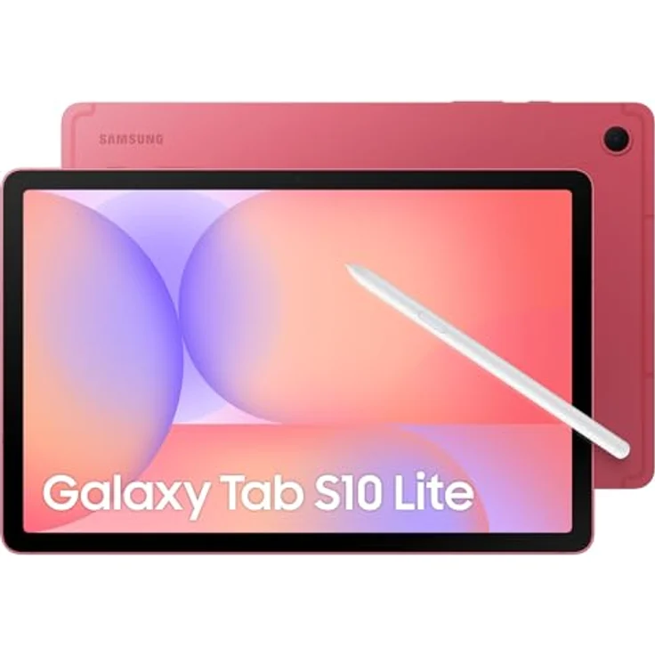 Samsung Galaxy Tab S10 Lite, 10,9" Tablet mit 256 GB Speicher, Wi-Fi und Stylus in Rot – Bild 1