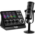 Hercules Stream Essentials Kit, Pro-Streaming-Set mit Stream 200 XLR Controller, HXD-700 XLR-Mikrofon und 3 Monate Voicemod Pro