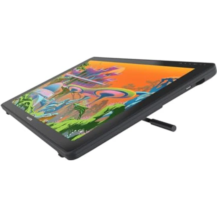 HUION KAMVAS 22 Plus Grafiktablett mit Display, volllaminierter QD-Bildschirm, 140% sRGB, Android-Unterstützung, Schwarz – Bild 3