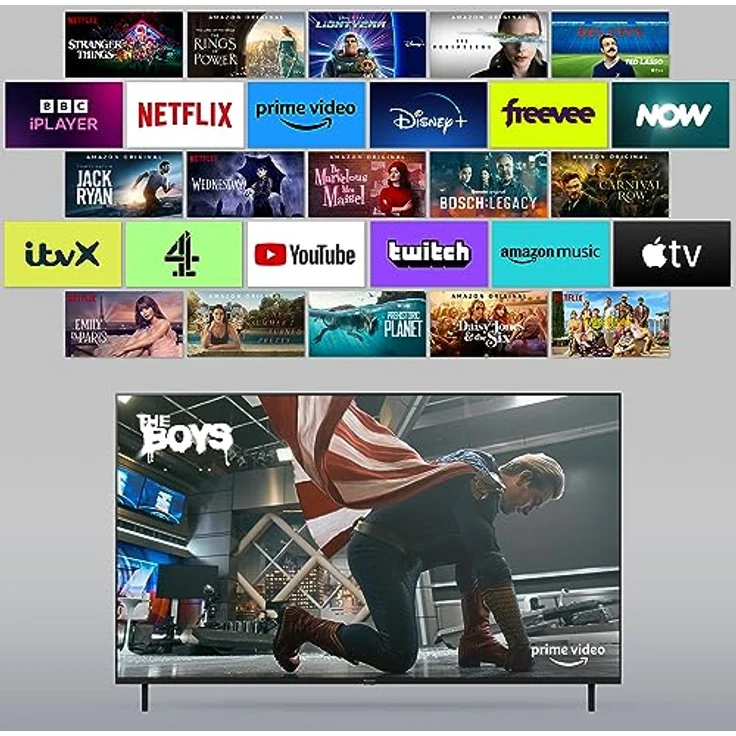 Panasonic TX-55MXW834, 55 Zoll 4K Ultra HD LED Smart TV, High Dynamic Range (HDR), Dolby Atmos & Dolby Vision, Fire TV, Prime Video, Alexa, Netflix, Game Modus, Schwarz – Bild 5
